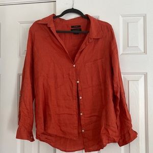 Long sleeve coral shirt